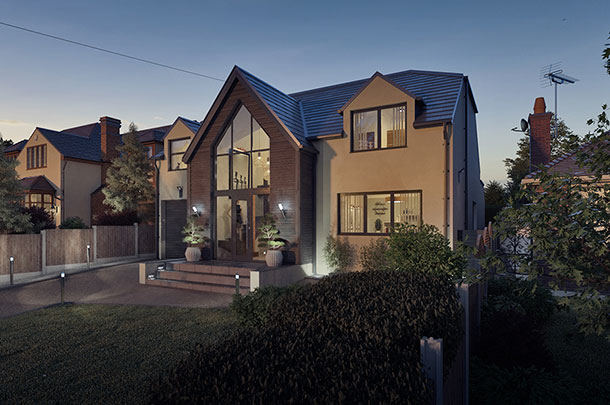 Bungalow Conversion Render For Roc Haus