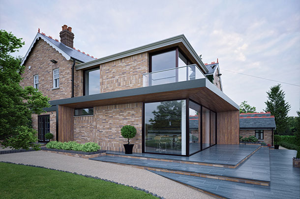 Thrift House - Rear Extension Render For Roc Haus