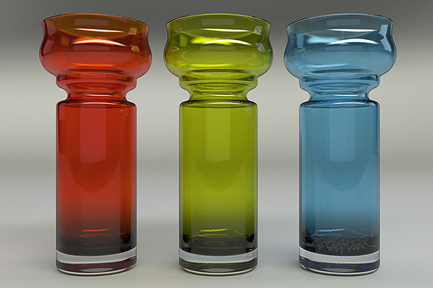 Riihimäki Glass Vases
